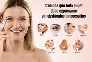 Depiladora de Precisión Facial 2 en 1