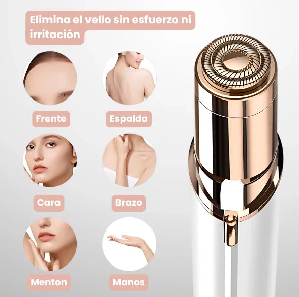 Depiladora de Precisión Facial 2 en 1